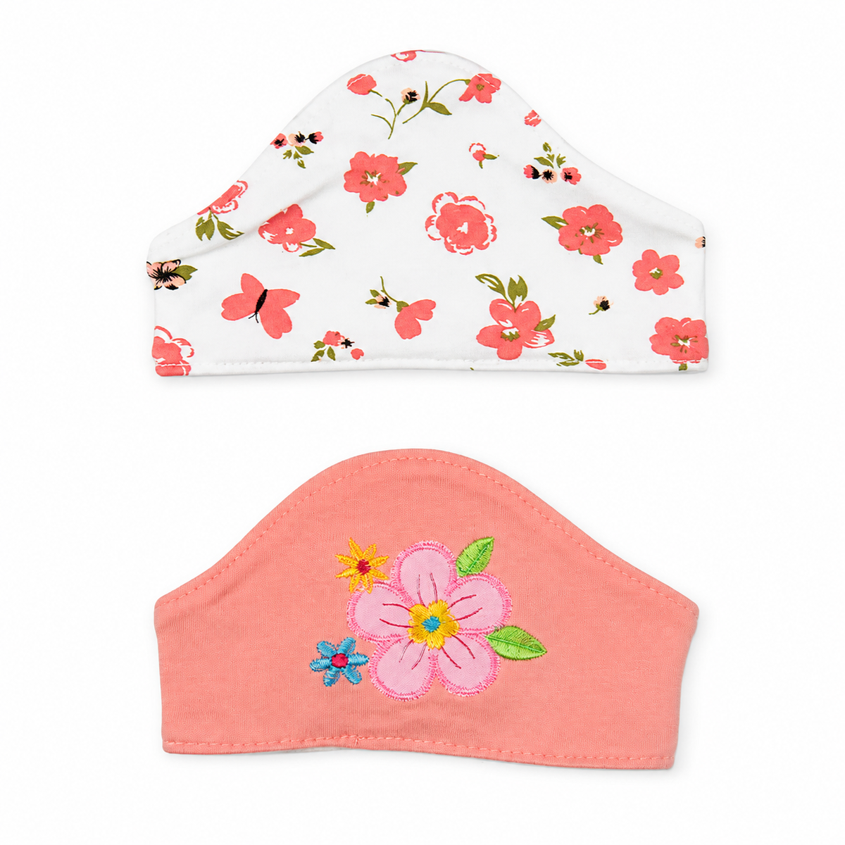 Baby Hair Band 2pcs Set Flower Pink