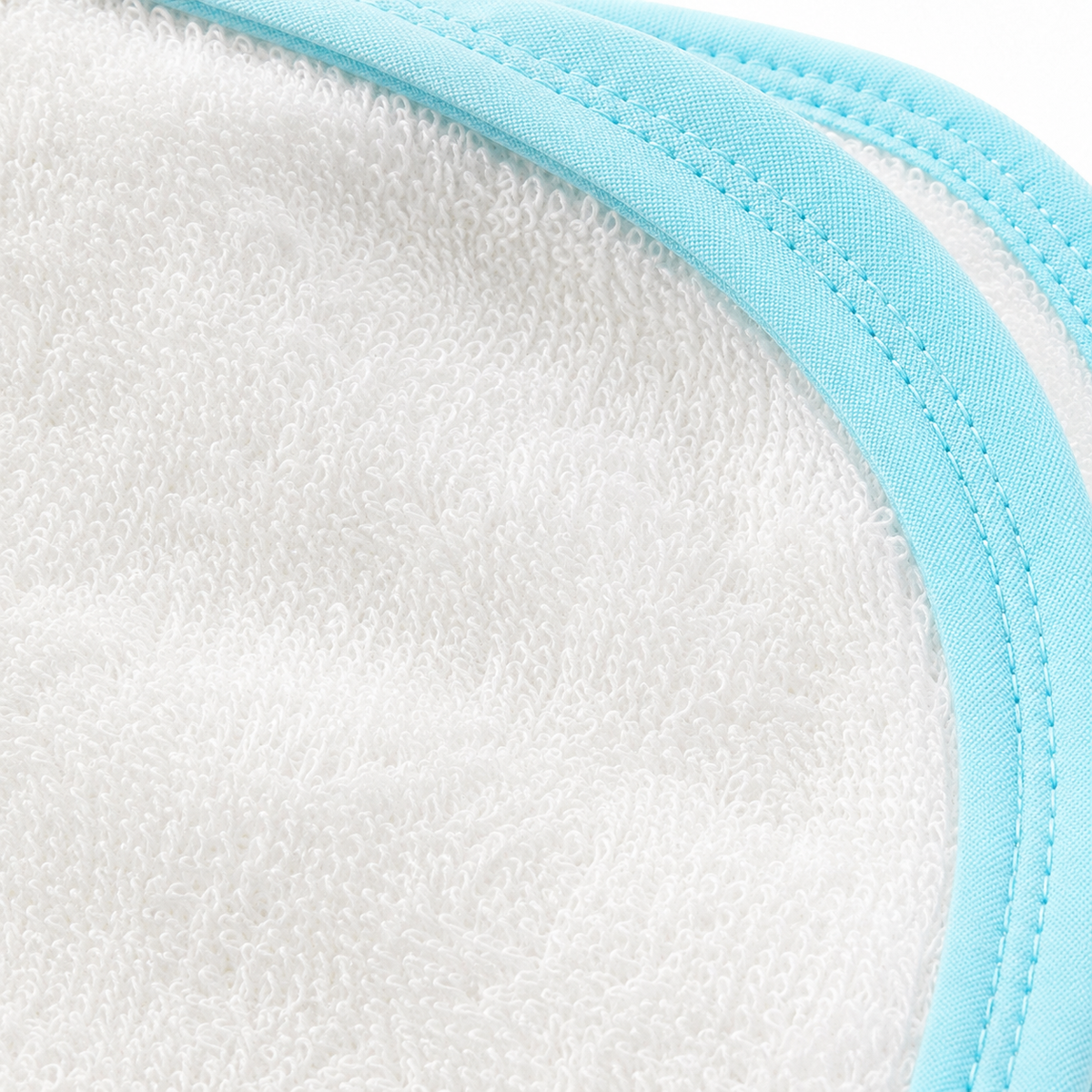 Seniors Baby Bath Towel, White Coquette Design