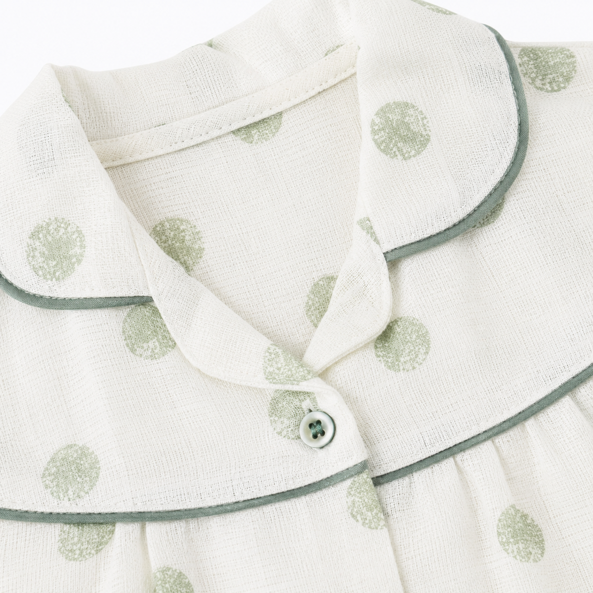 Kidzo Baby Night Suits Dotted Print Green