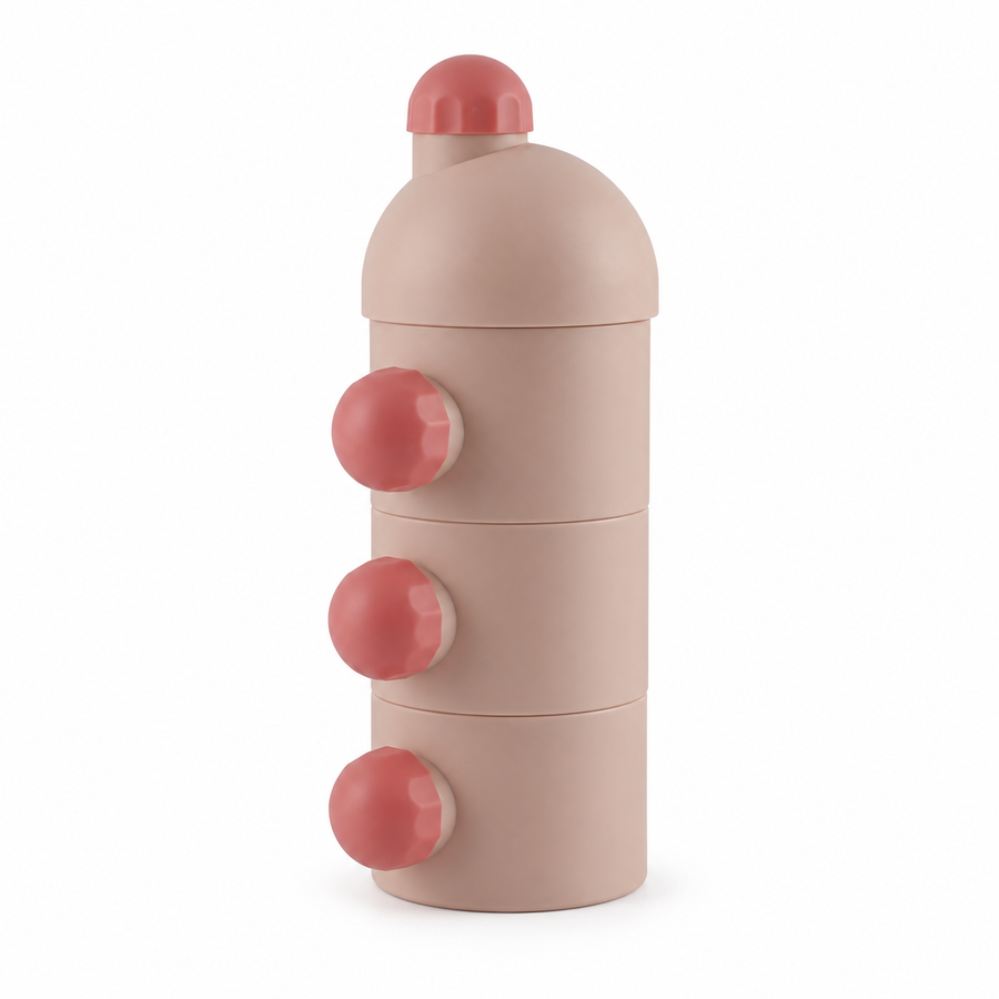 BABY MILK CONTAINER 3PCS PINK