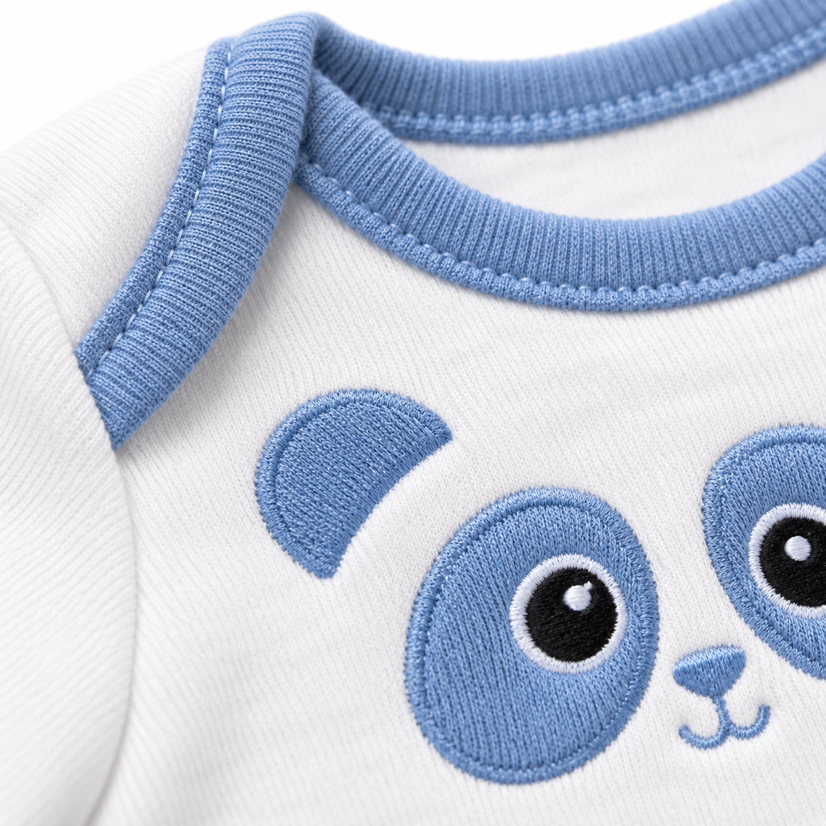 STARTER SET 11 PIECES BABY NEW BORN ESSENTIALS PANDA THEM SKY BLUE COLOUR