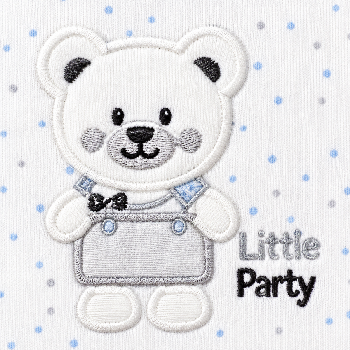 Starter Set 11 Pieces Baby Newborn Essentials Teddy Bear Theme Sky Blue Color