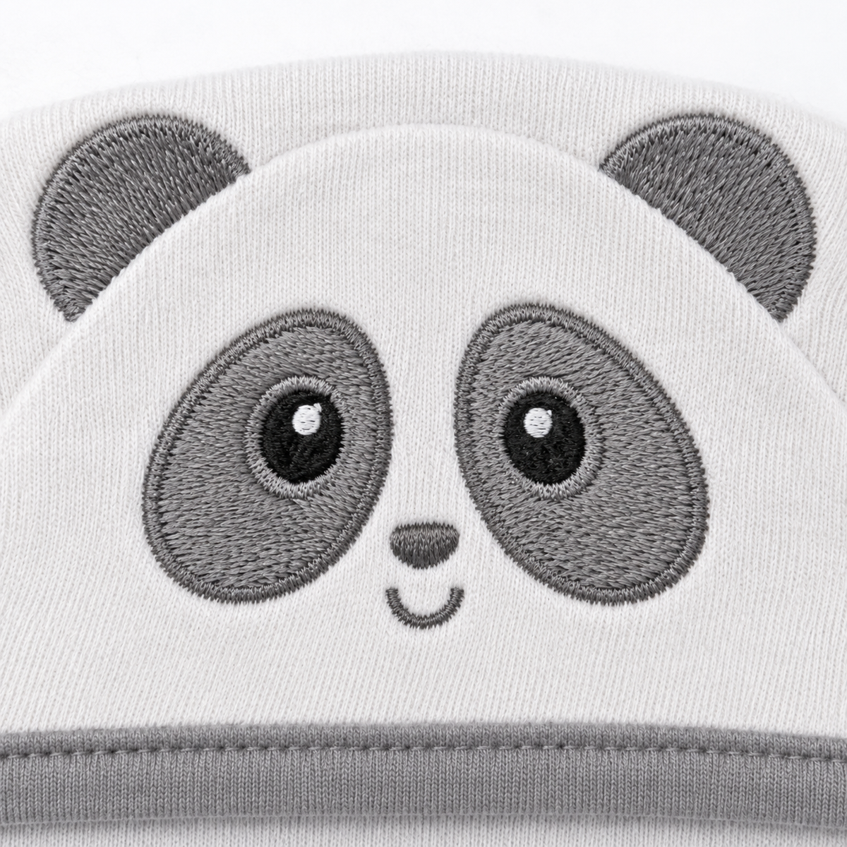 STARTER SET 11 PIECES BABY NEW BORN ESSENTIALS PANDA THEM LIGHT GREY