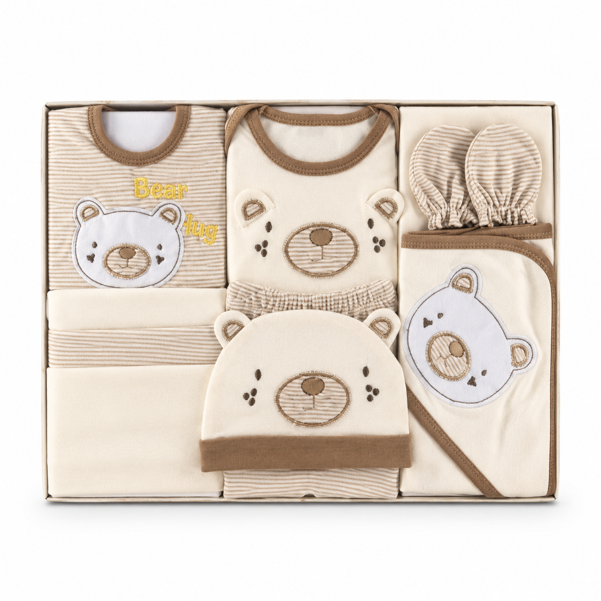 Gift Box 9 Pieces Disney Lining Bear Brown/Skin