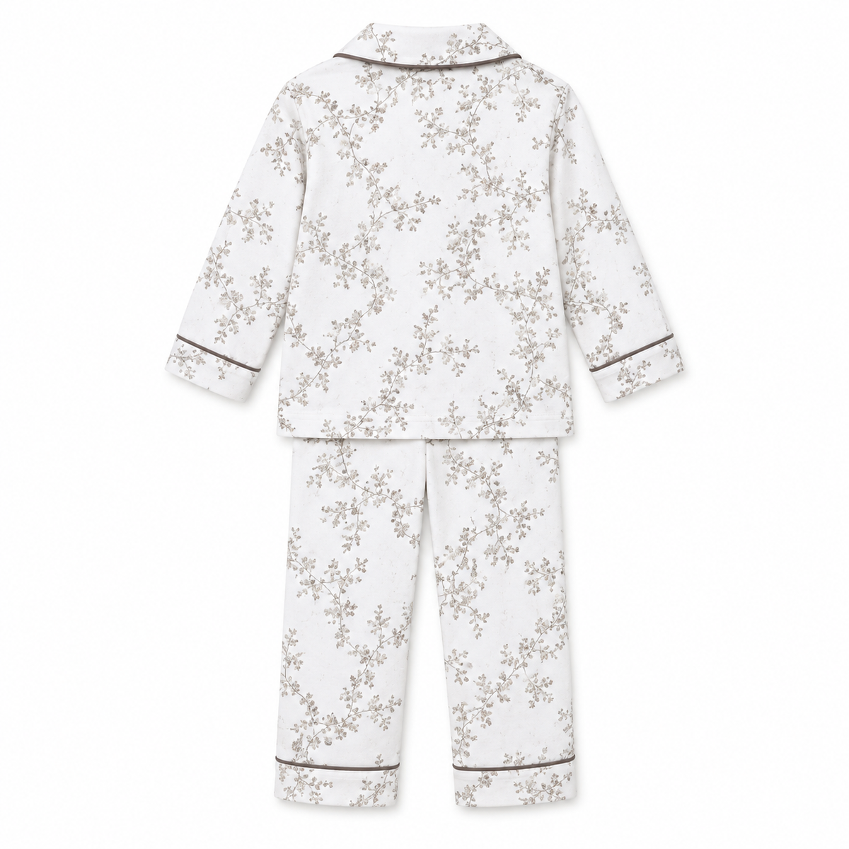 KIDZO BABY NIGHT SUITS FLORAL PRINT BROWN