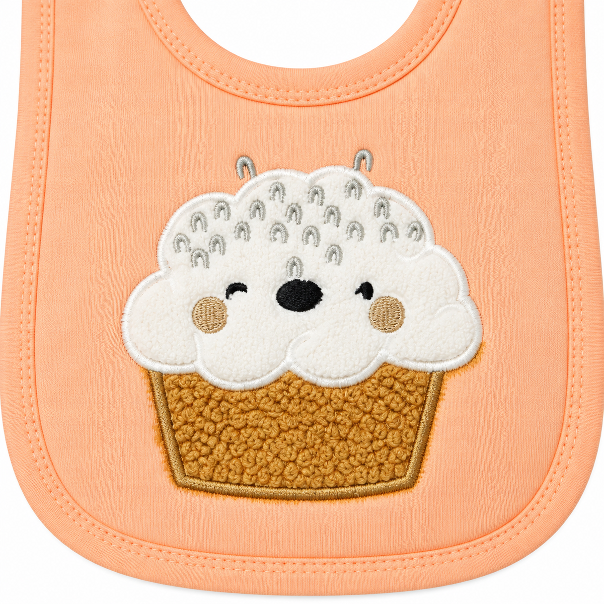 BABY STARTER SET 10 PIECES BEAR/CUPCAKE PEACH
