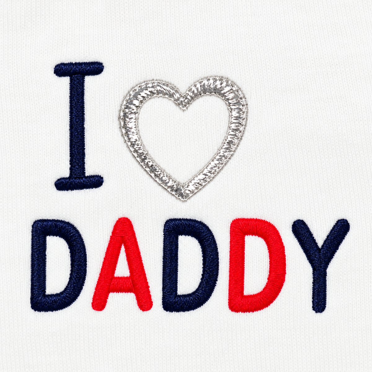 BABY STARTER SET 11 PIECES I LOVE DADDY WHITE
