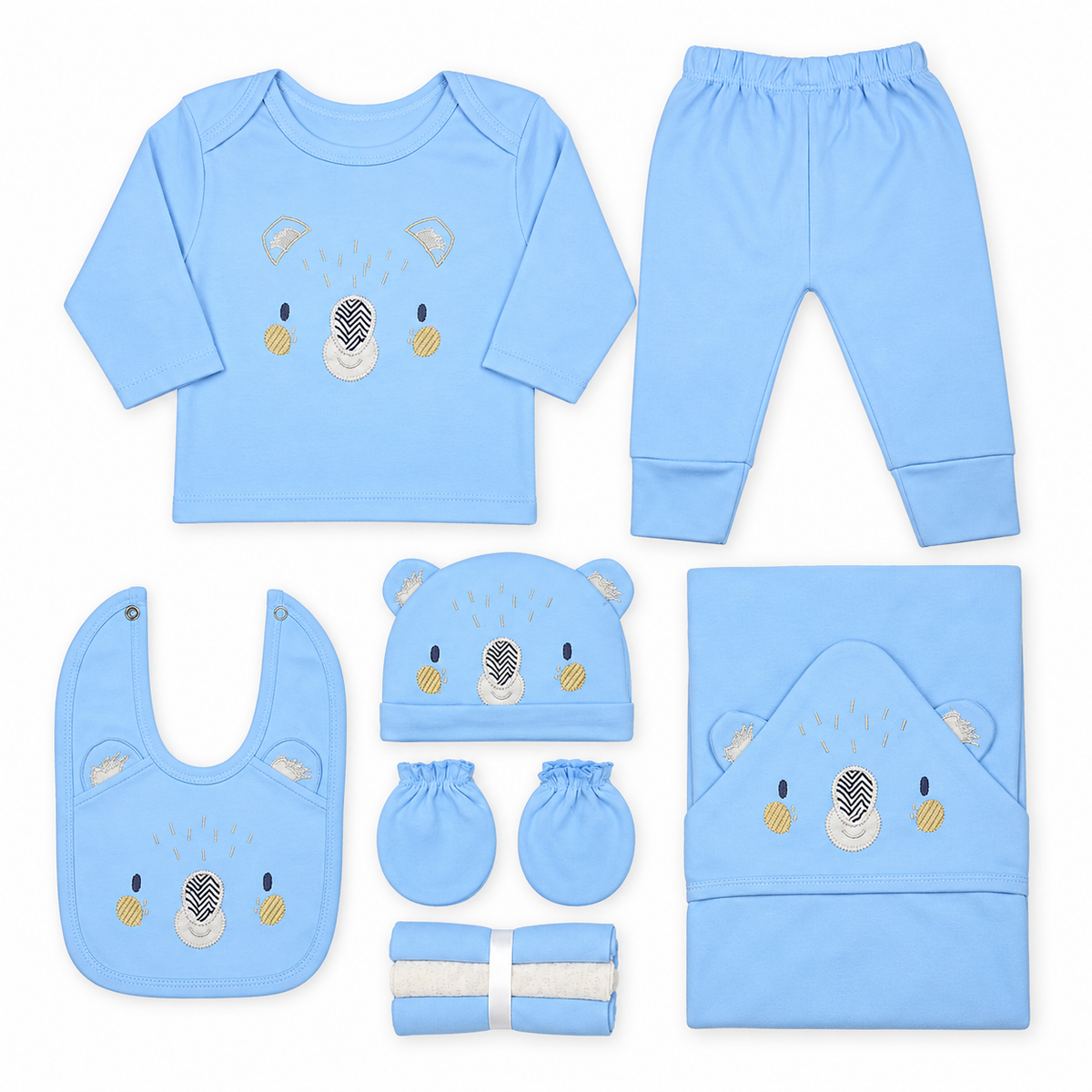 BABY STARTER SET 11 PIECES KOALA PRINT BLUE