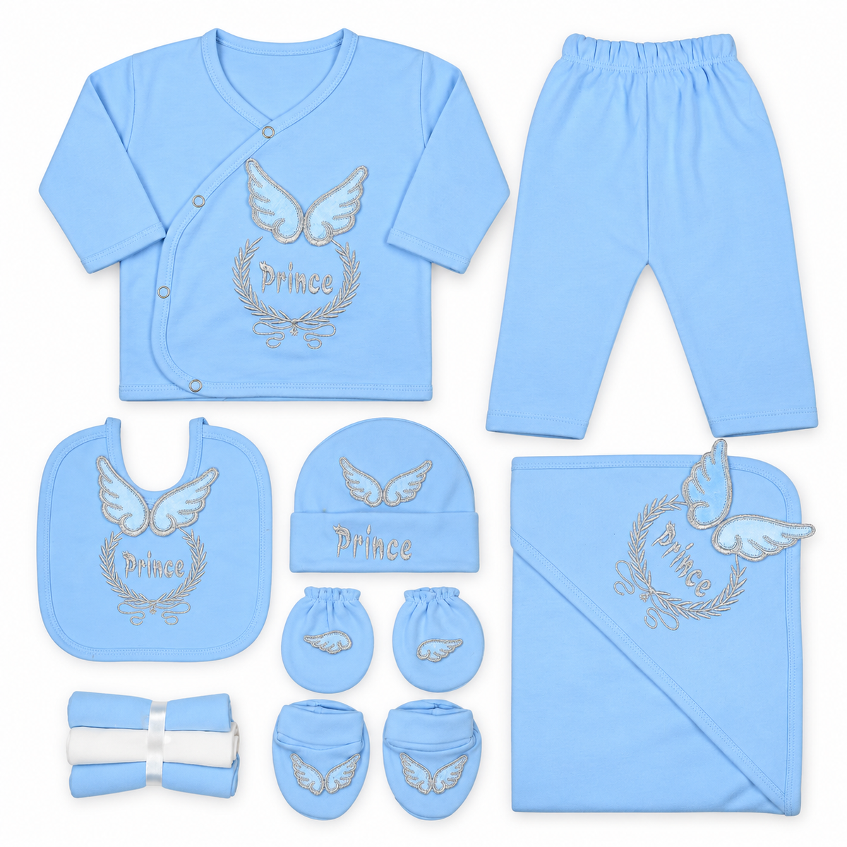 BABY STARTER SET 11 PIECES PRINCE BLUE