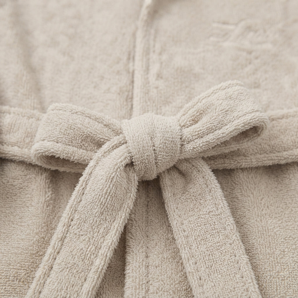 ULTRA SOFT HOODED BABY BATH GOWN GREY