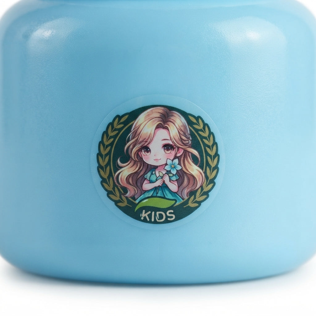 BABY FEEDING BOTTLE RATTLE CAP CYAN MAQ