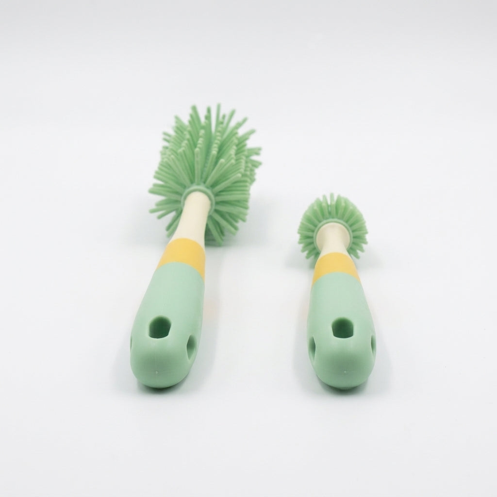 FEEDER BRUSH SILICONE GREEN