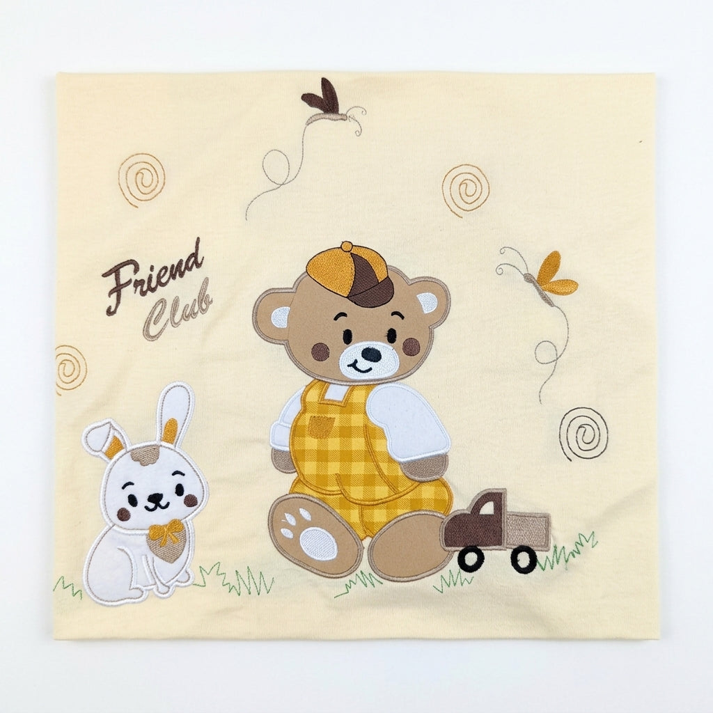 SUNNY BABY WRAPPING SHEET BEAR YELLOW