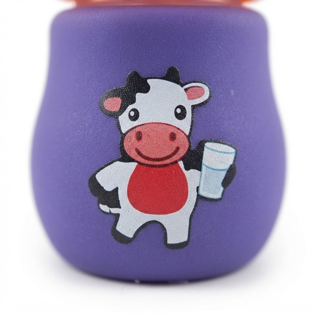 BABY GLASS FEEDER COVER PURPLE