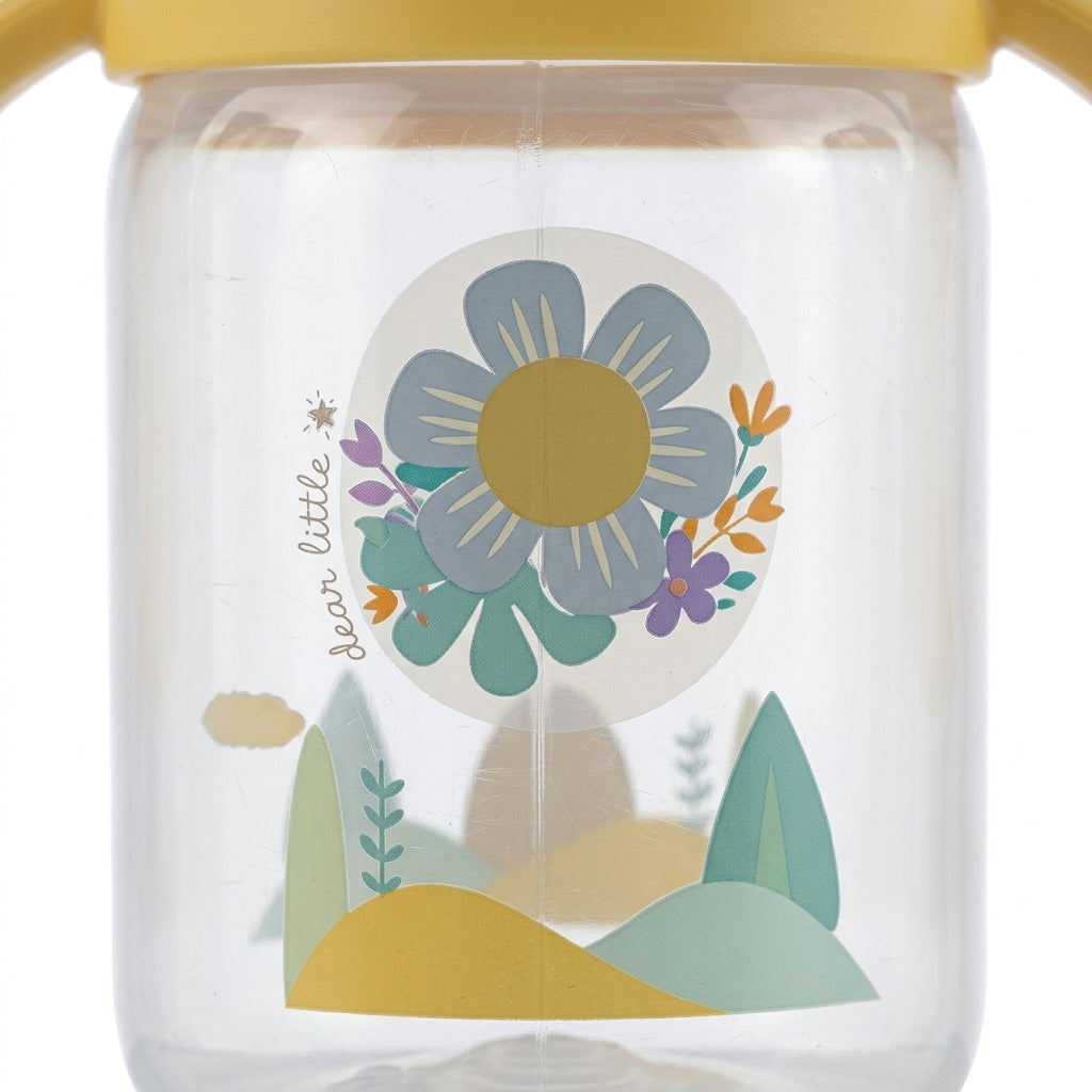 BABY PLASTIC FEEDER BOTTLE BEAR BROWN