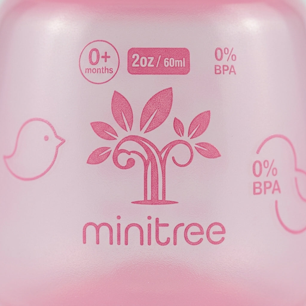 BABY FEEDER TRANSPARENT PINK