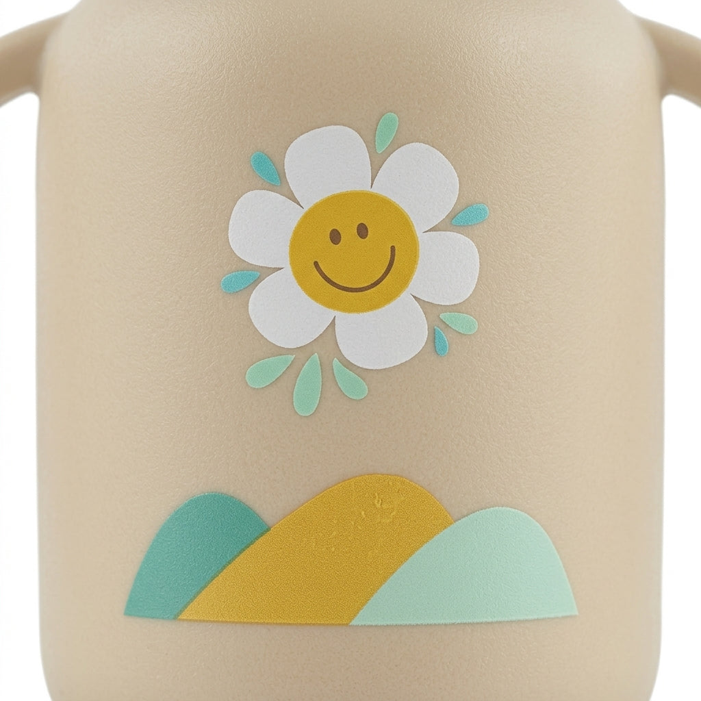BABY PLASTIC FEEDER BOTTLE BEAR BLUE
