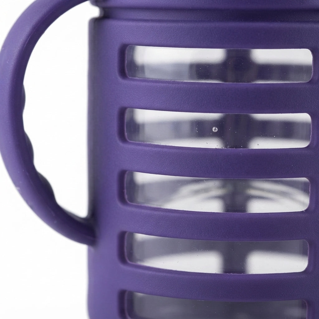 BABY GLASS FEEDER STAR CAP DARK PURPLE YES