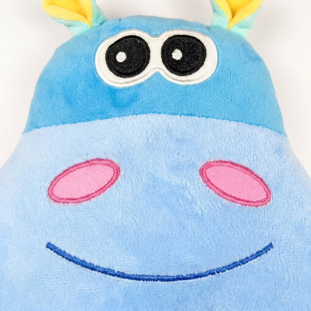 BABY PILLOW SLEEPY OWL BLUE