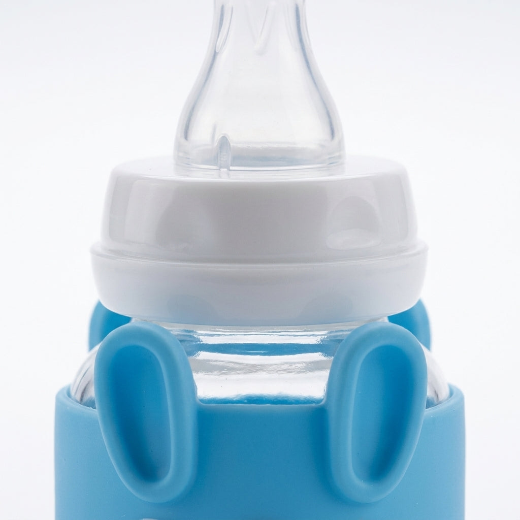BABY GLASS FEEDER UNICORN LIGHT PURPLE