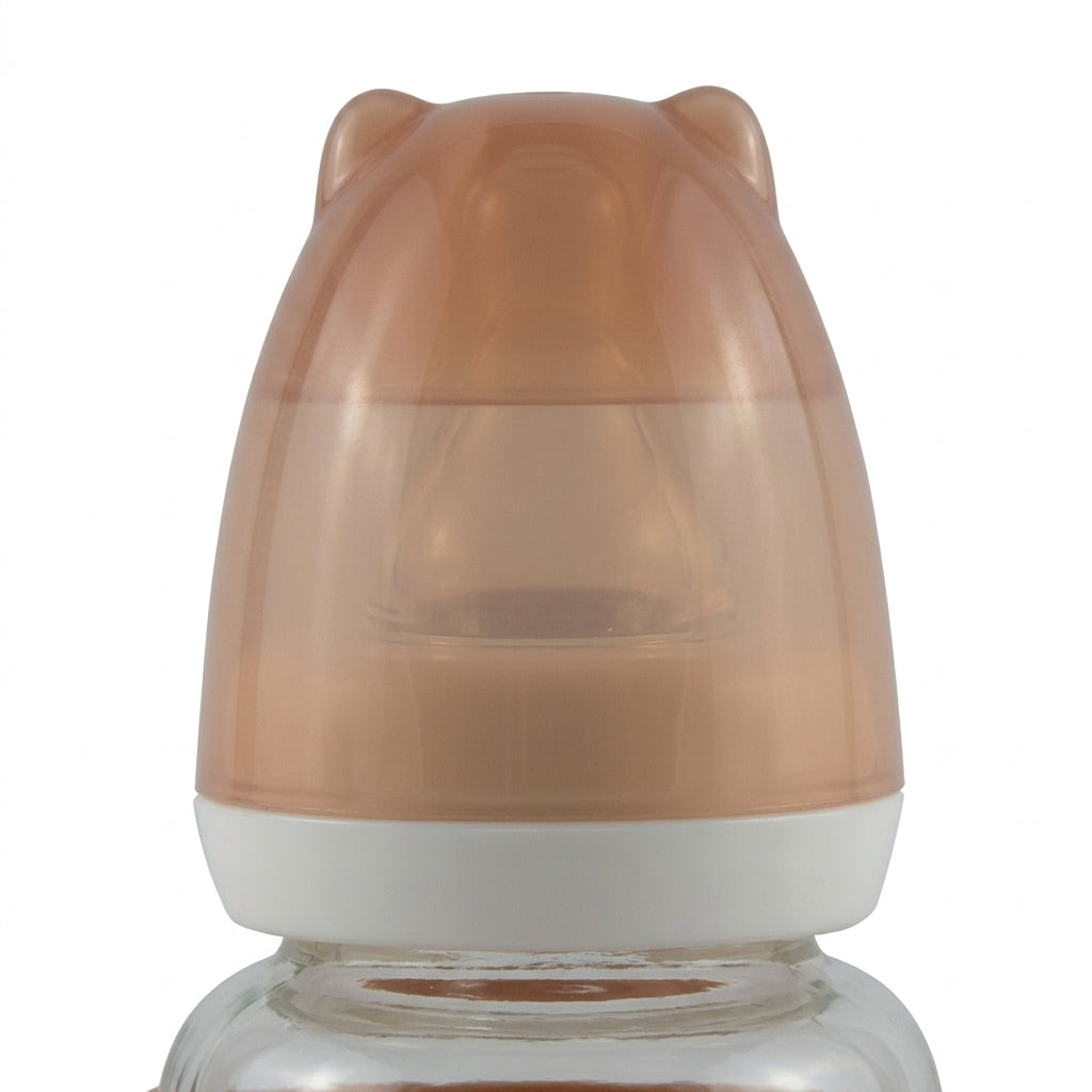 BABY GLASS FEEDER MICKEYMOUSE BROWN YES