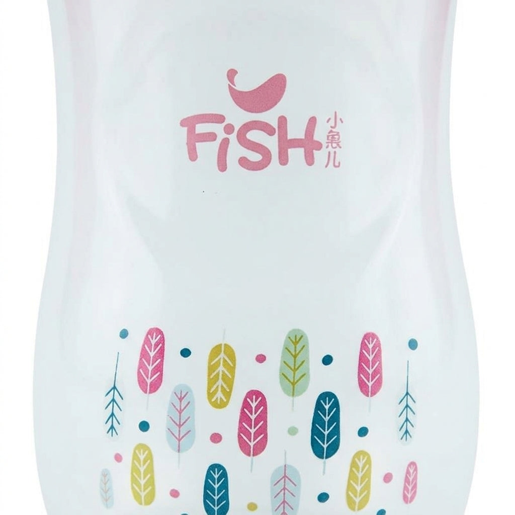 BABY FEEDING BOTTLE ROCKET DESIGN SKIN BROWN FISH