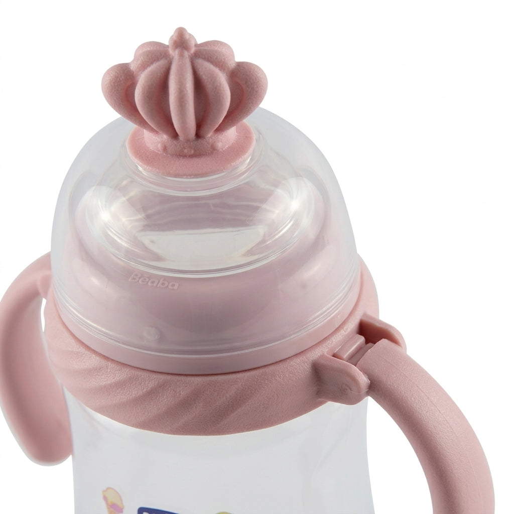 BABY FEEDER SIMPLE PRINTED PINK