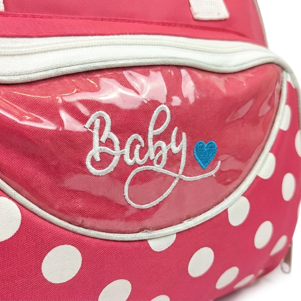 Mini Momo Baby Mother Bag Printed Hot Pink