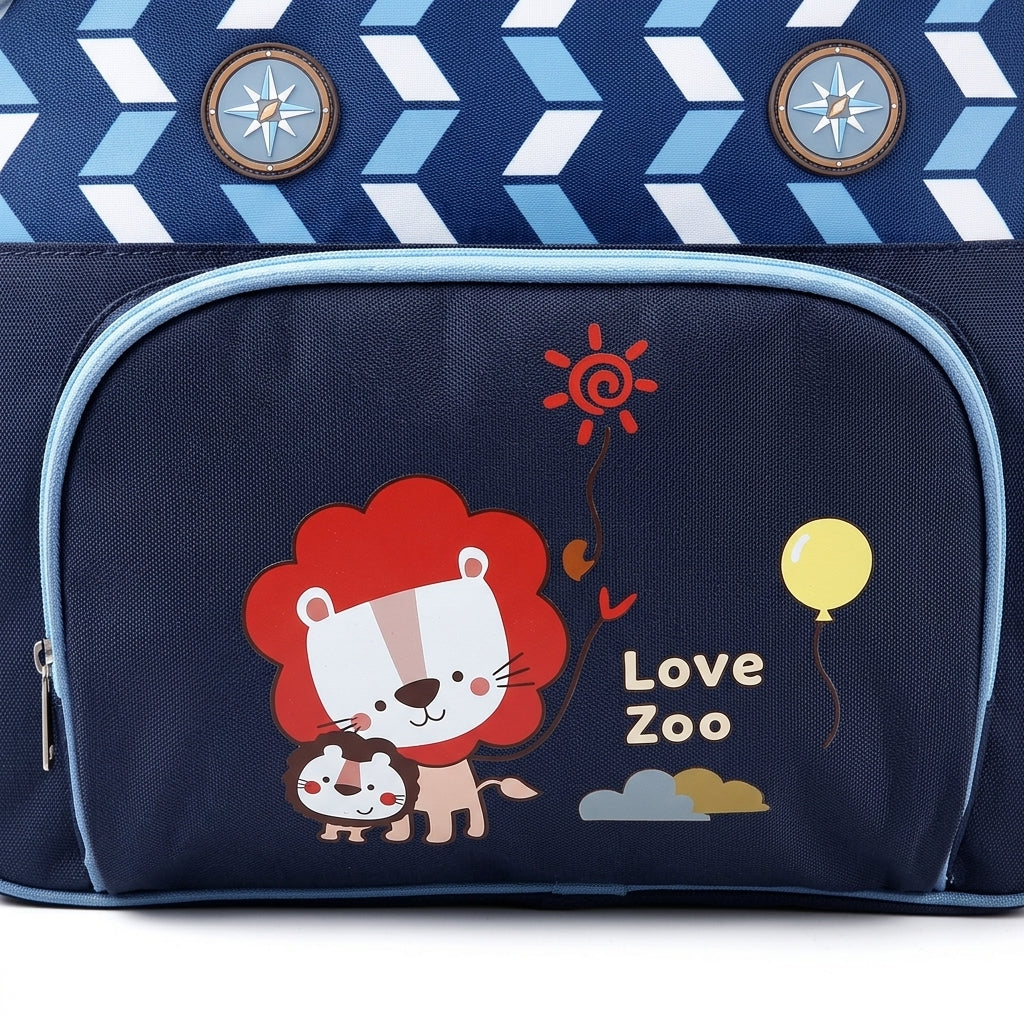 Baby Bag China Double Culting Bear Blue