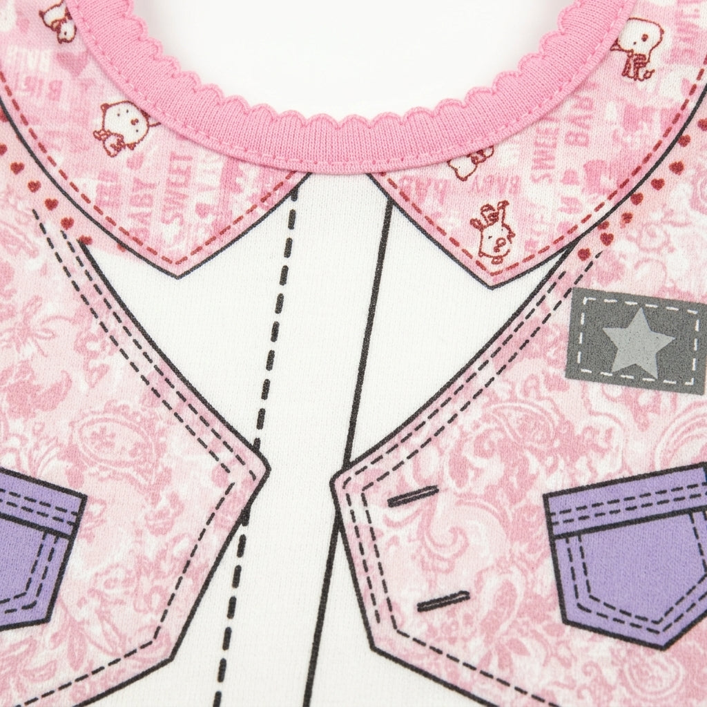 BABY BIB SET 3PCS SET SHIRT PINK CARTERS