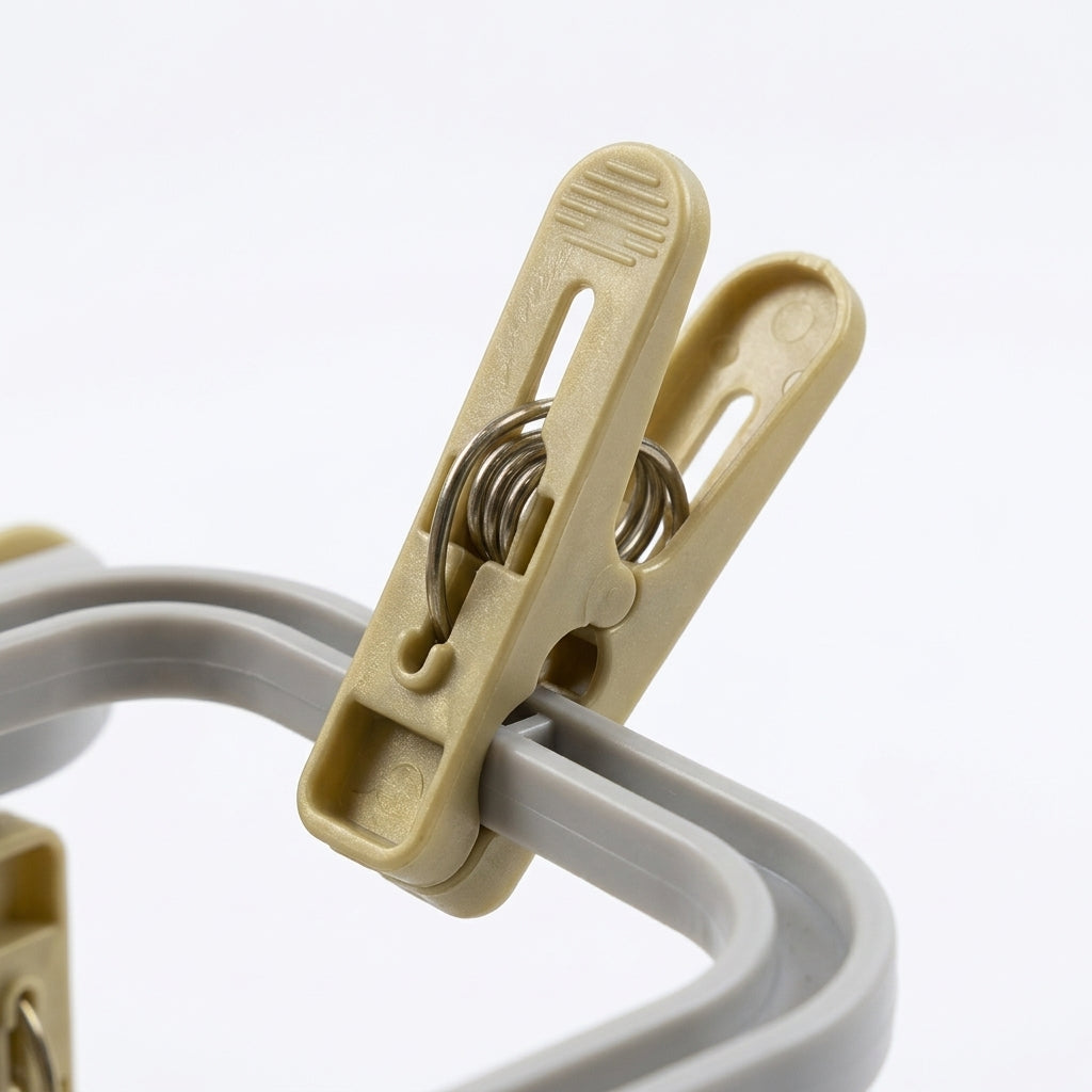 Mustard Edition Multi Use Laundry Hanger 16 Heavy-Duty Clips 360° Rotating