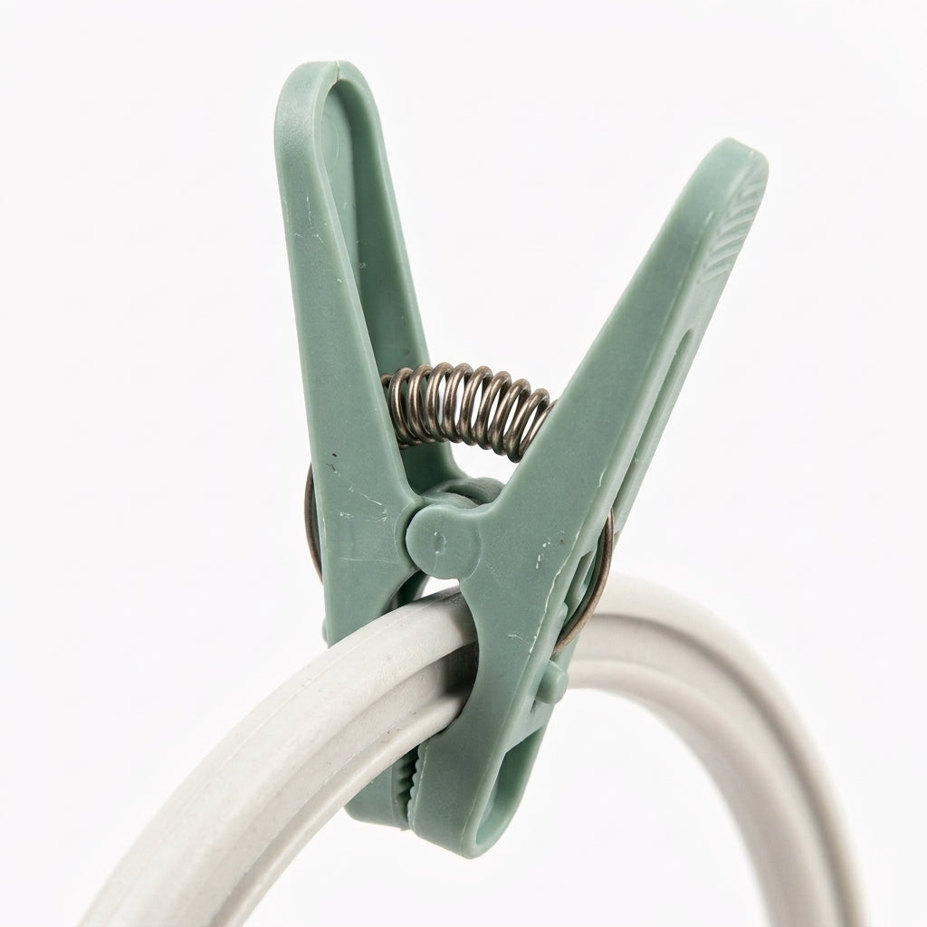 Premium Flower Shape Baby Laundry Hanger 18 Heavy Duty Clips Cyan