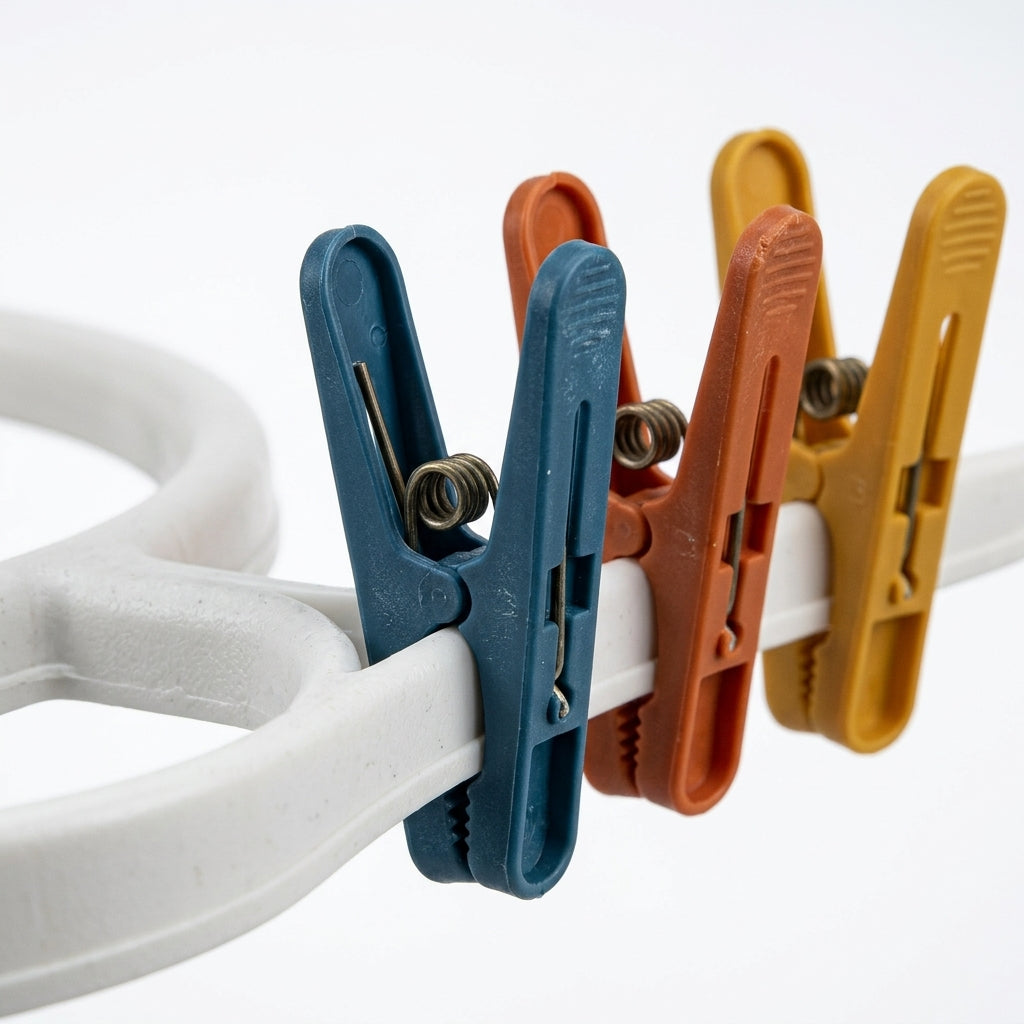 ENWEI 20 CLIP PRO ROUND HANGER HIGH QUALITY MULTICOLOR LAUNDRY SOLUTION
