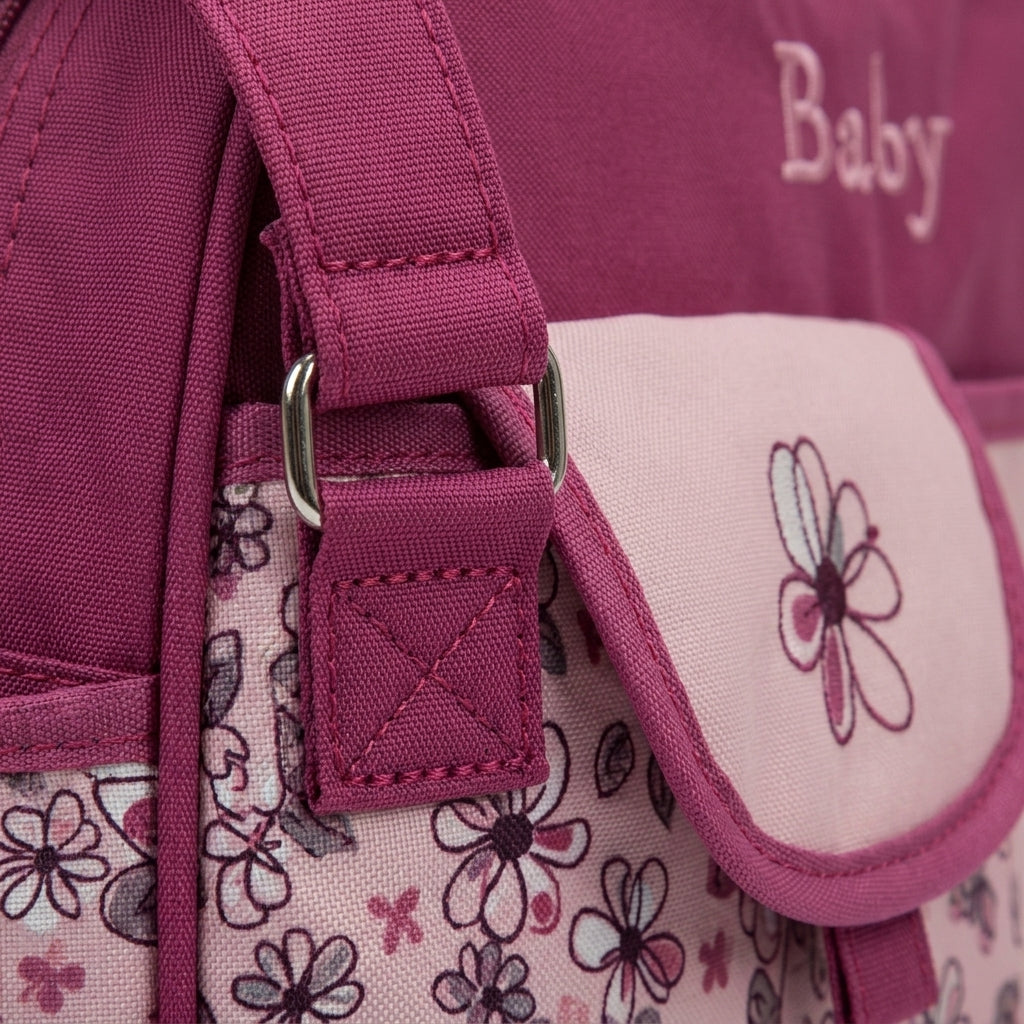 Baby Bag China Double Bear Pink
