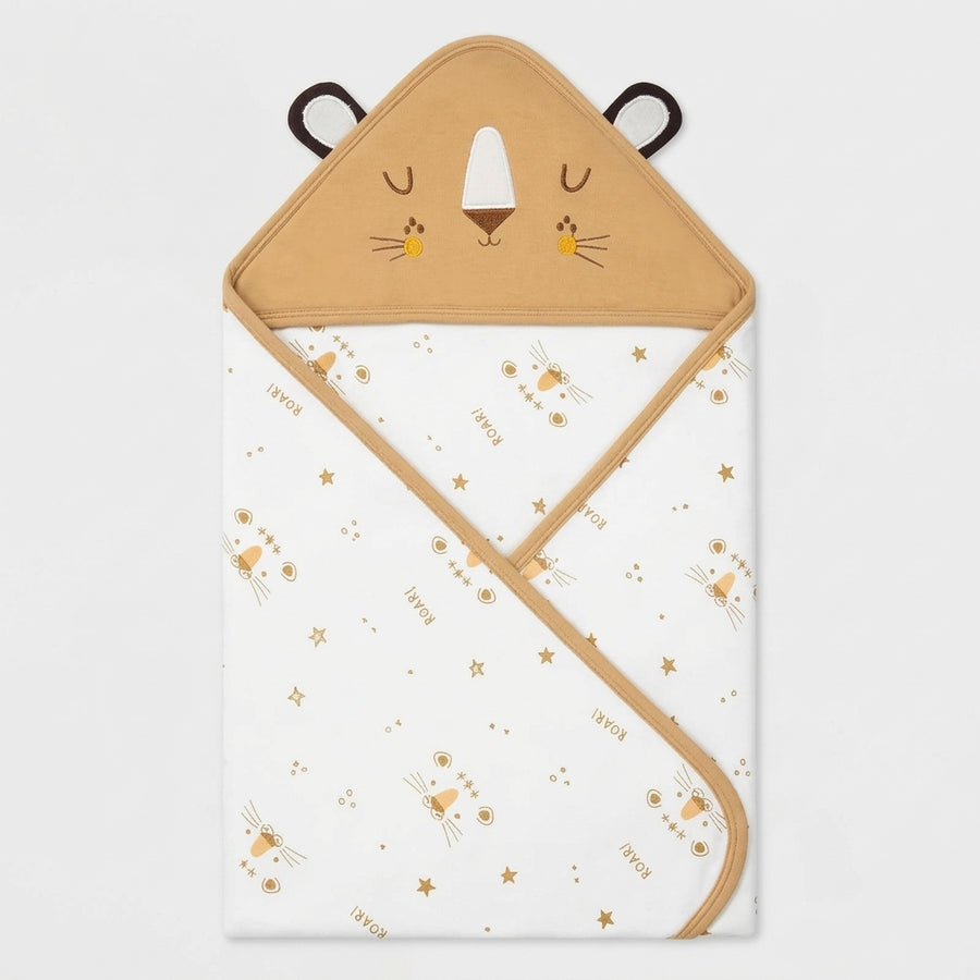 BABY WRAPPING SHEET TIGER BROWN