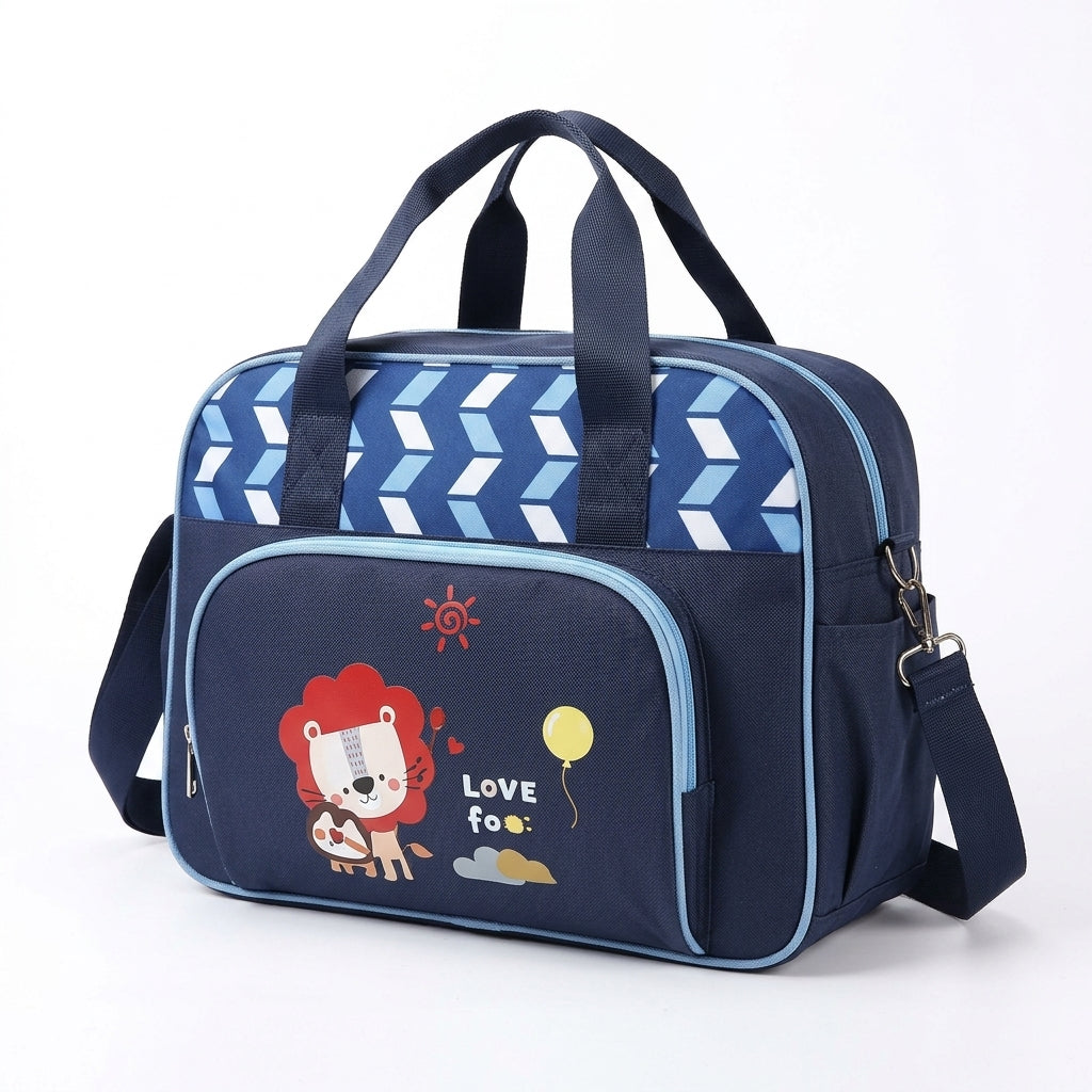 Baby Bag China Double Culting Bear Blue