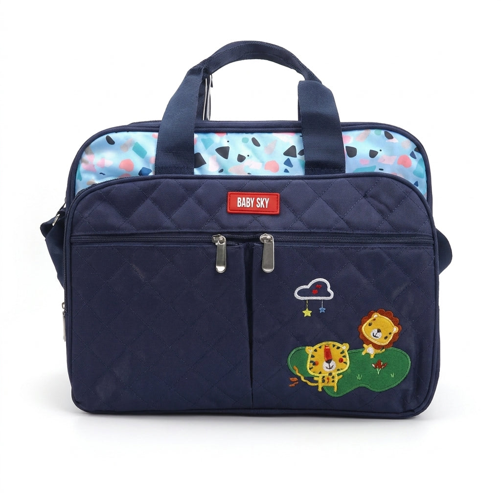 Baby China Culting Bag Navy Blue