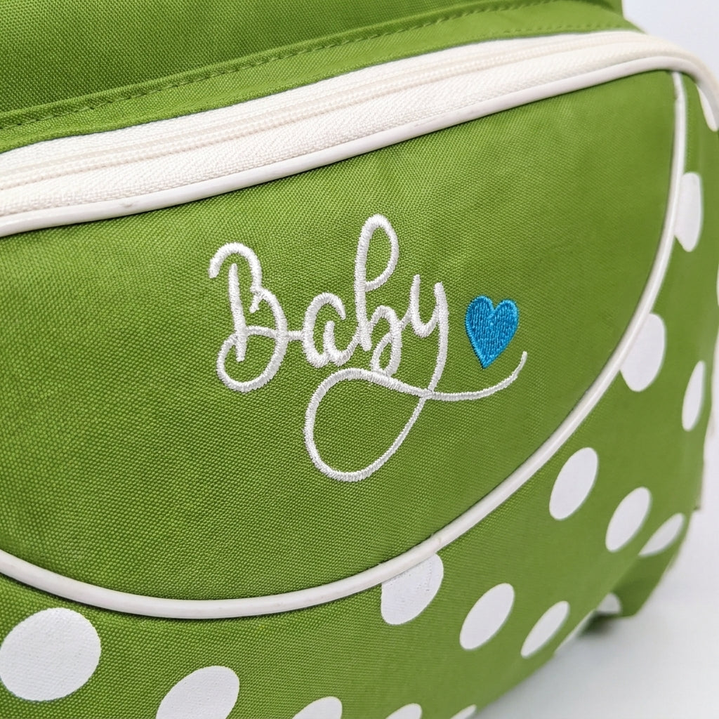Mini Momo Baby Mother Bag Printed Green