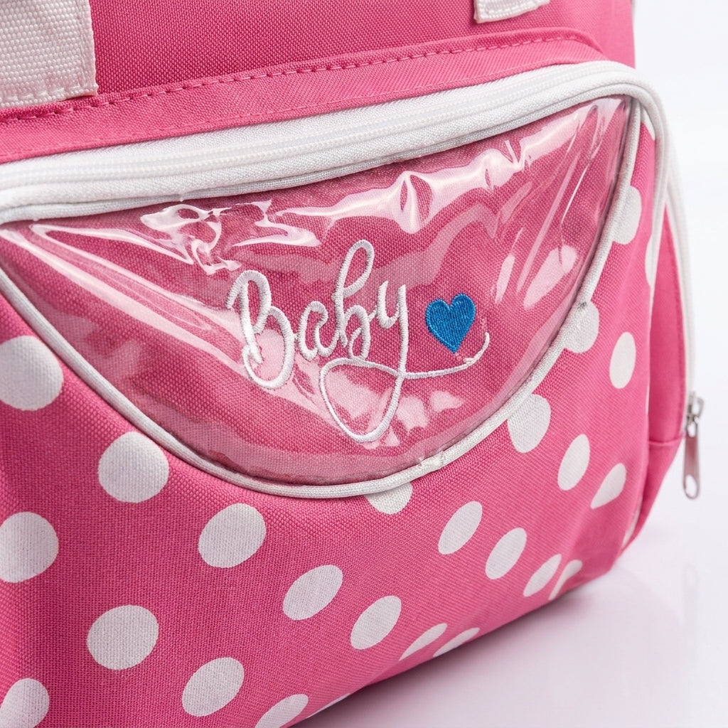 Mini Momo Baby Mother Bag Printed Pink