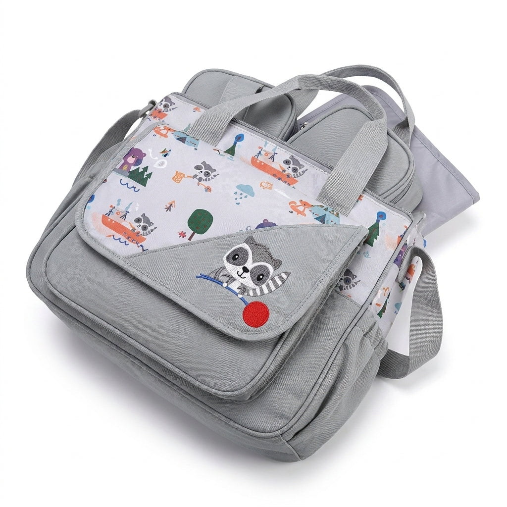 Sun Baby Bag 4-Piece Zig Zag Grey