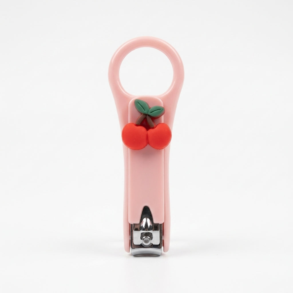 BABY NAIL CLIPPER CHEERY BABY PINK