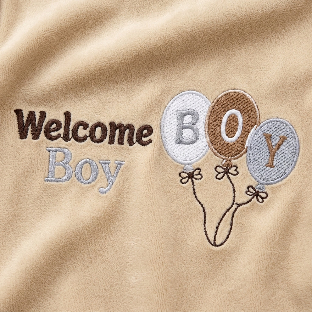 NEWBORN BABY 11 PCS BLOR WELCOME BABY STARTER SET – BROWN