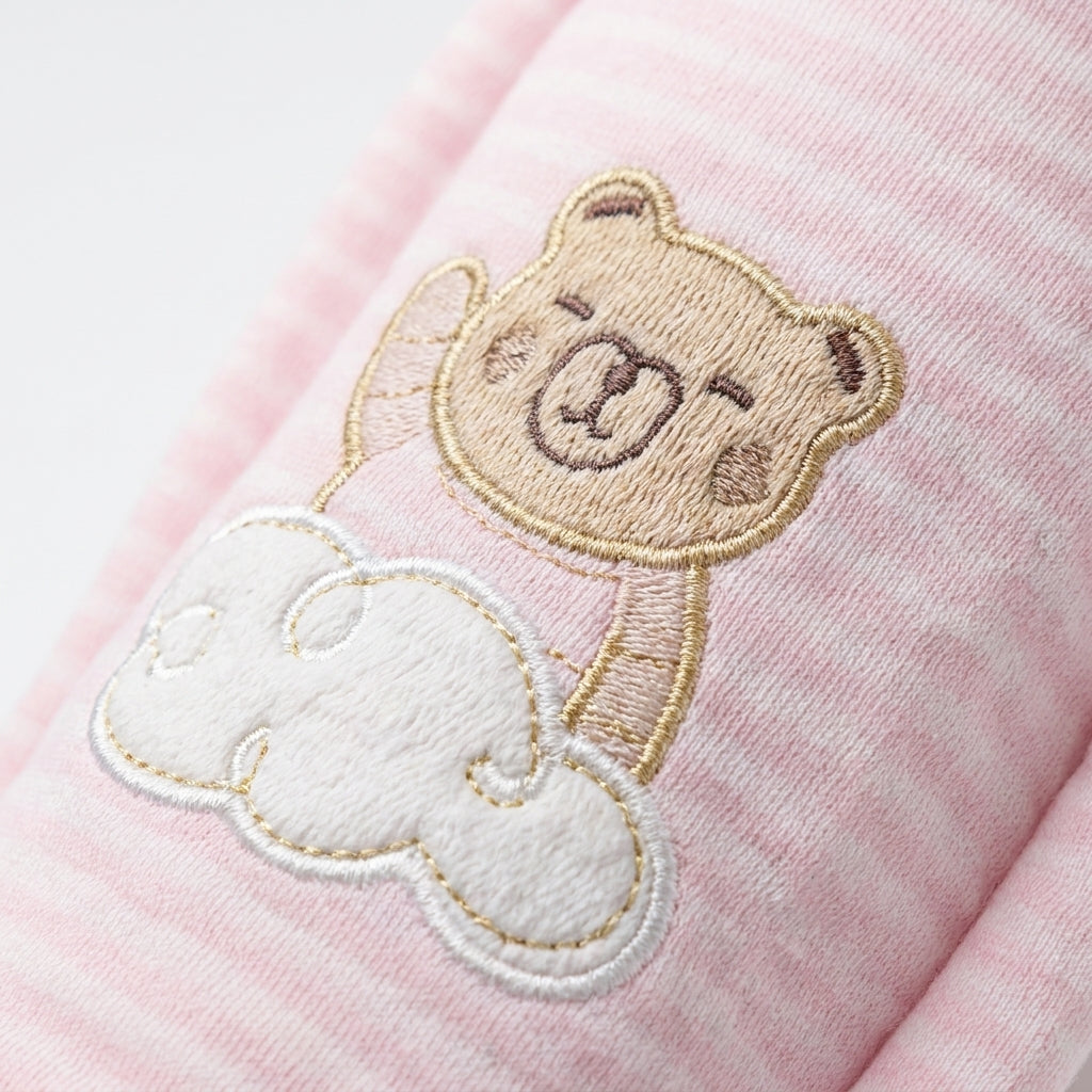 BABY FEEDER COVER BEAR PINK LITTLE HOME