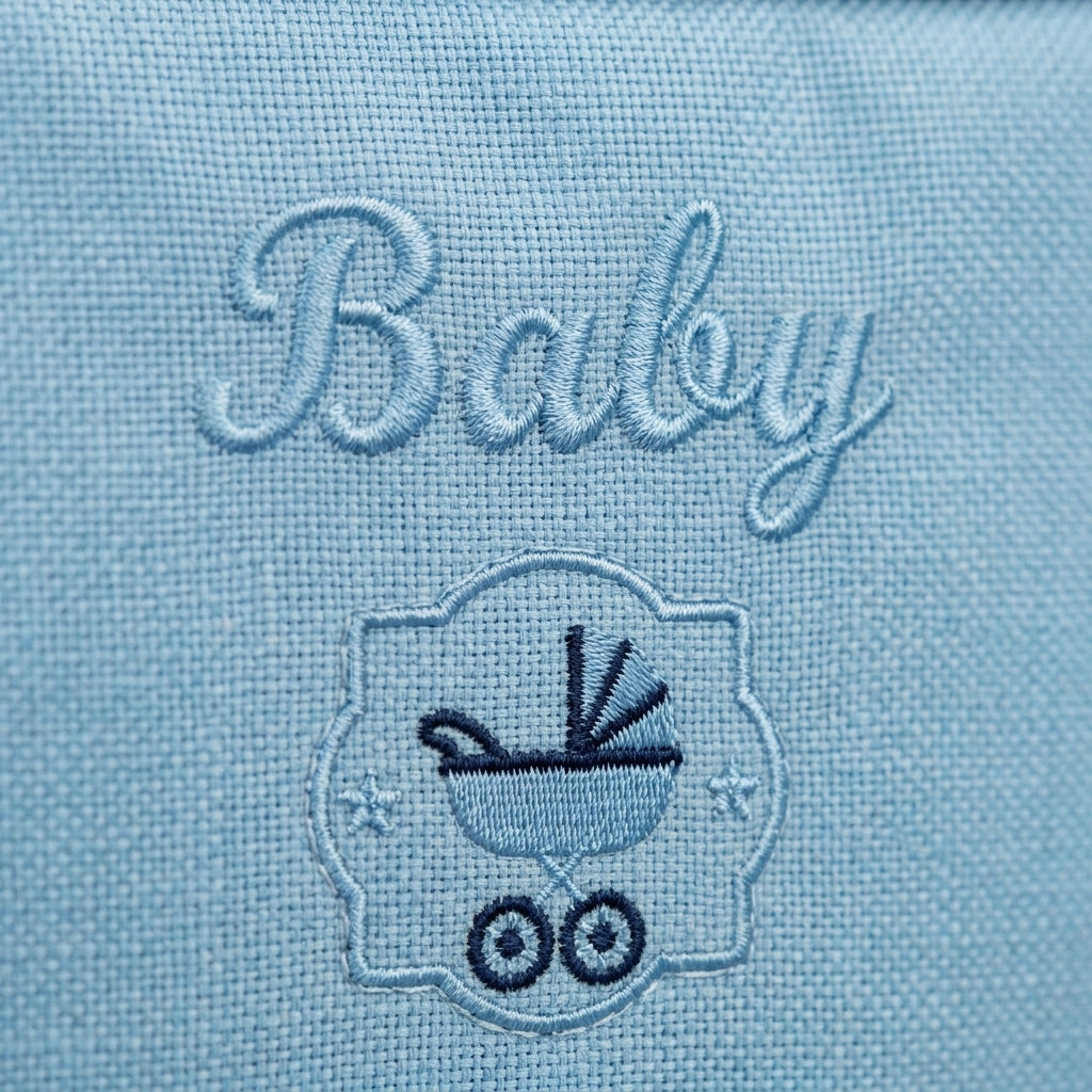 Baby Bag China Double Bear Blue