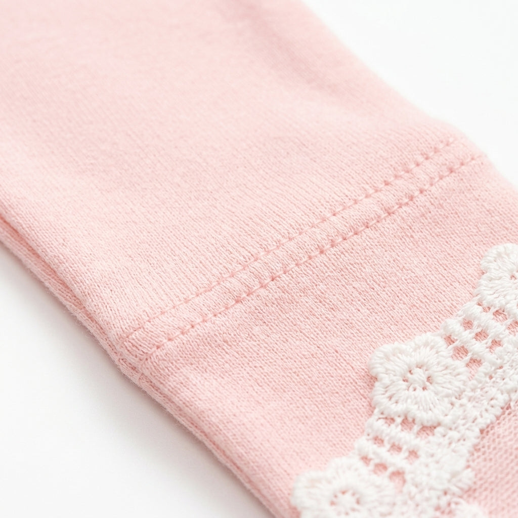 5 Piece Newborn Gift Set for Baby Girl Baby Pink