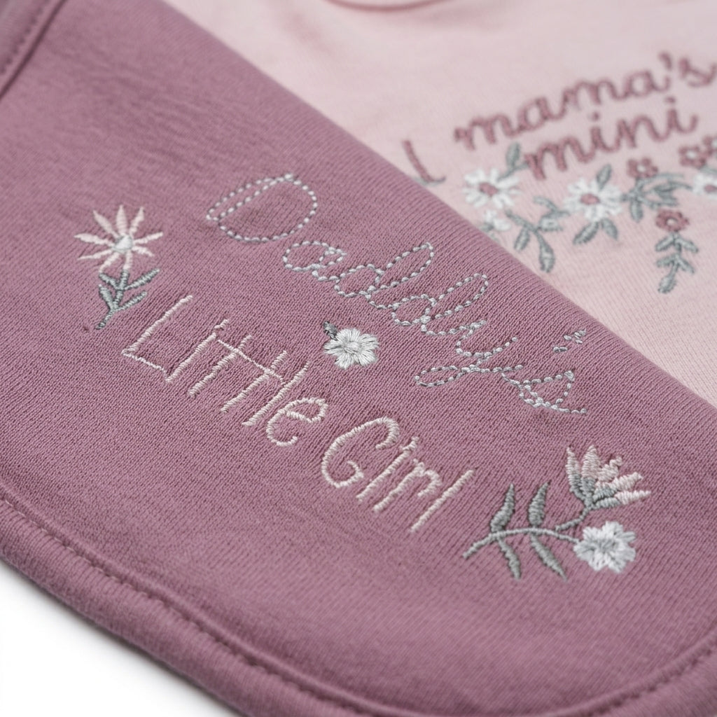 BABY 4PCS CAP SOCKS+BIB SET PINK