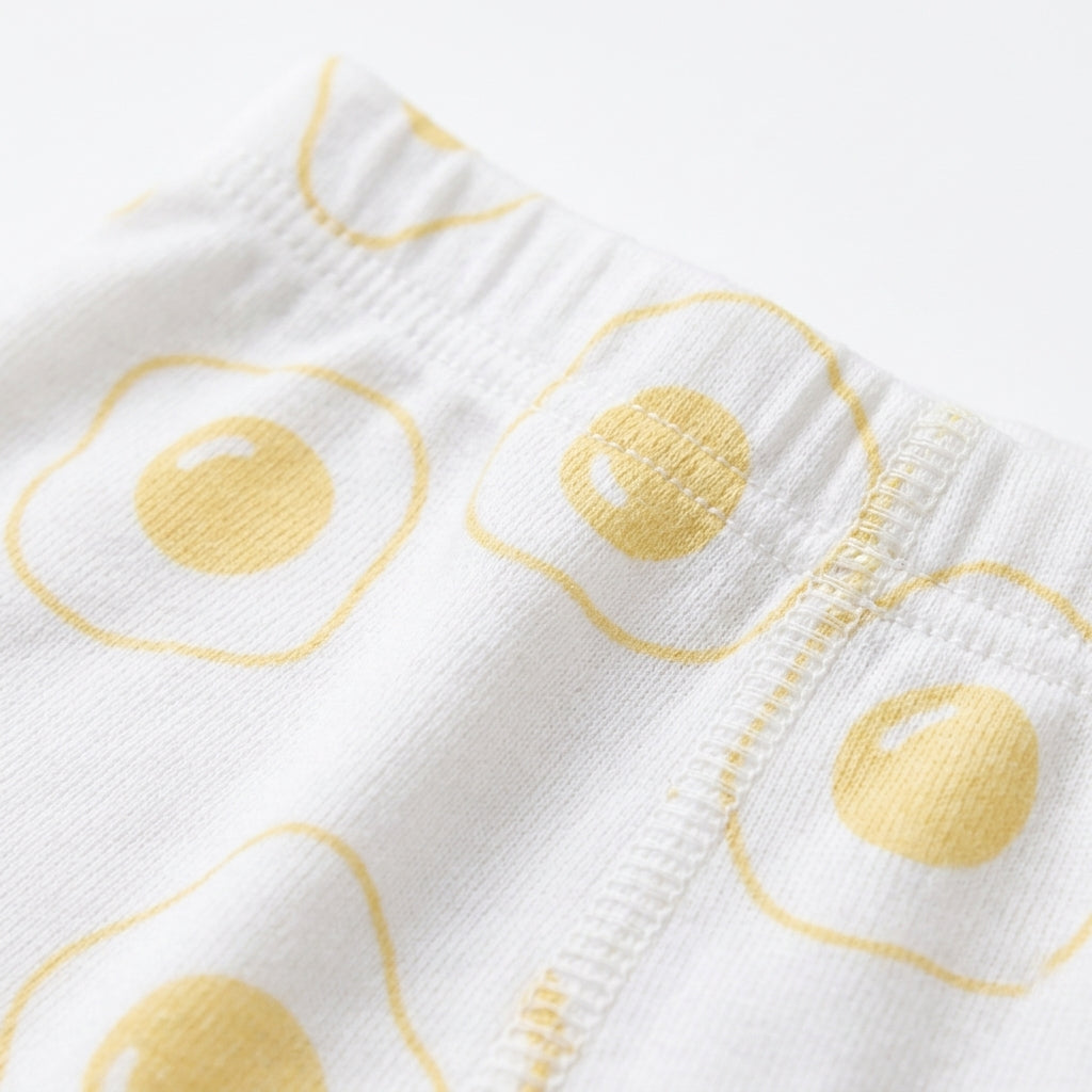 IMPORTED 100% COTTON SUMMER BABY HALF SLEEVE SUIT BEAR & BUNNY PRINT (WHITE&BLUE)