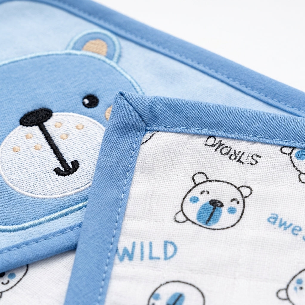 BABY WRAPPING SHEET JOKER BLUE