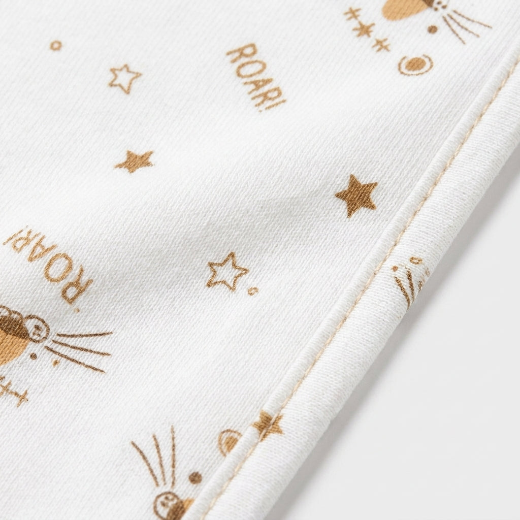 BABY WRAPPING SHEET TIGER BROWN