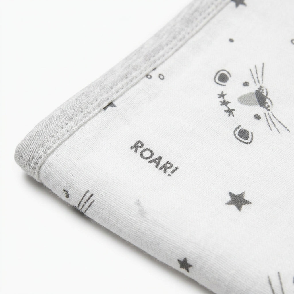BABY WRAPPING SHEET TIGER GREY